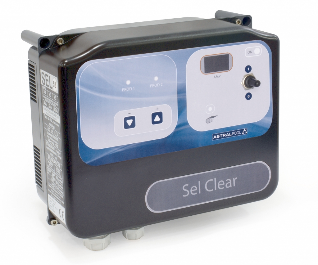 Устройство электролиза"SEL CLEAR", Q=9 г/ч, объем бассейна 30 м³