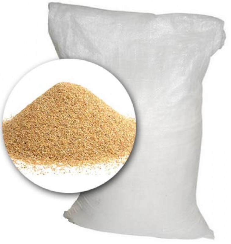 Пісок кварцовий 0,4-0,8 мм, 25 кг