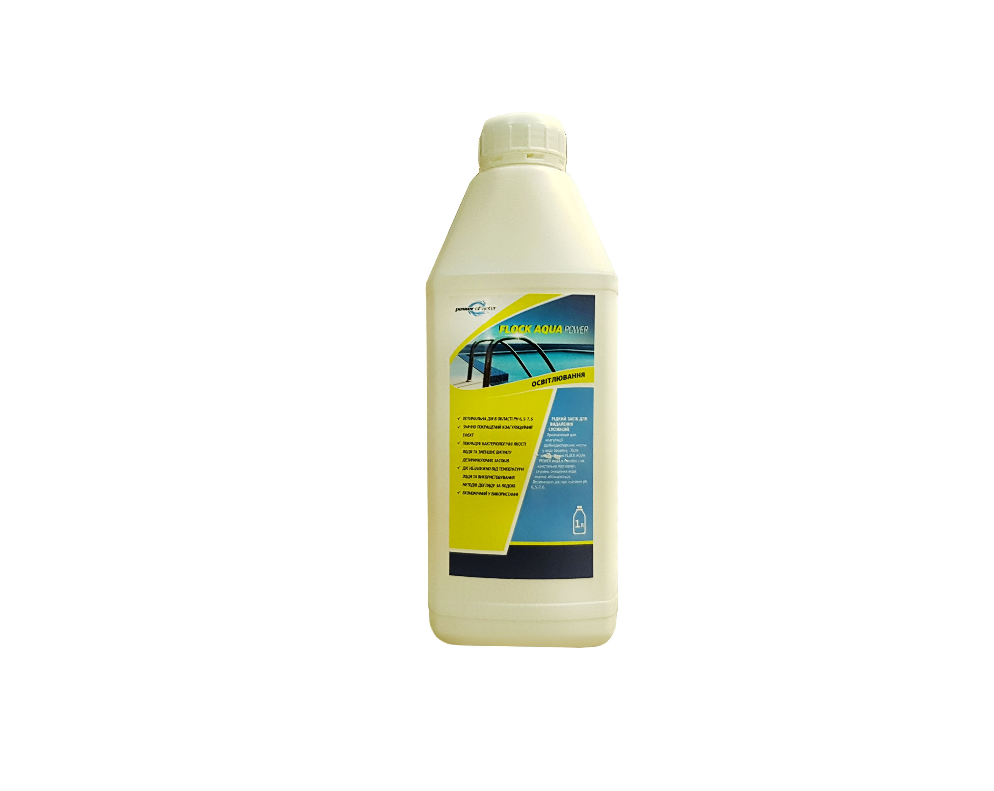 Засіб для освітлення води FLOCK AQUA POWER, 1 л
