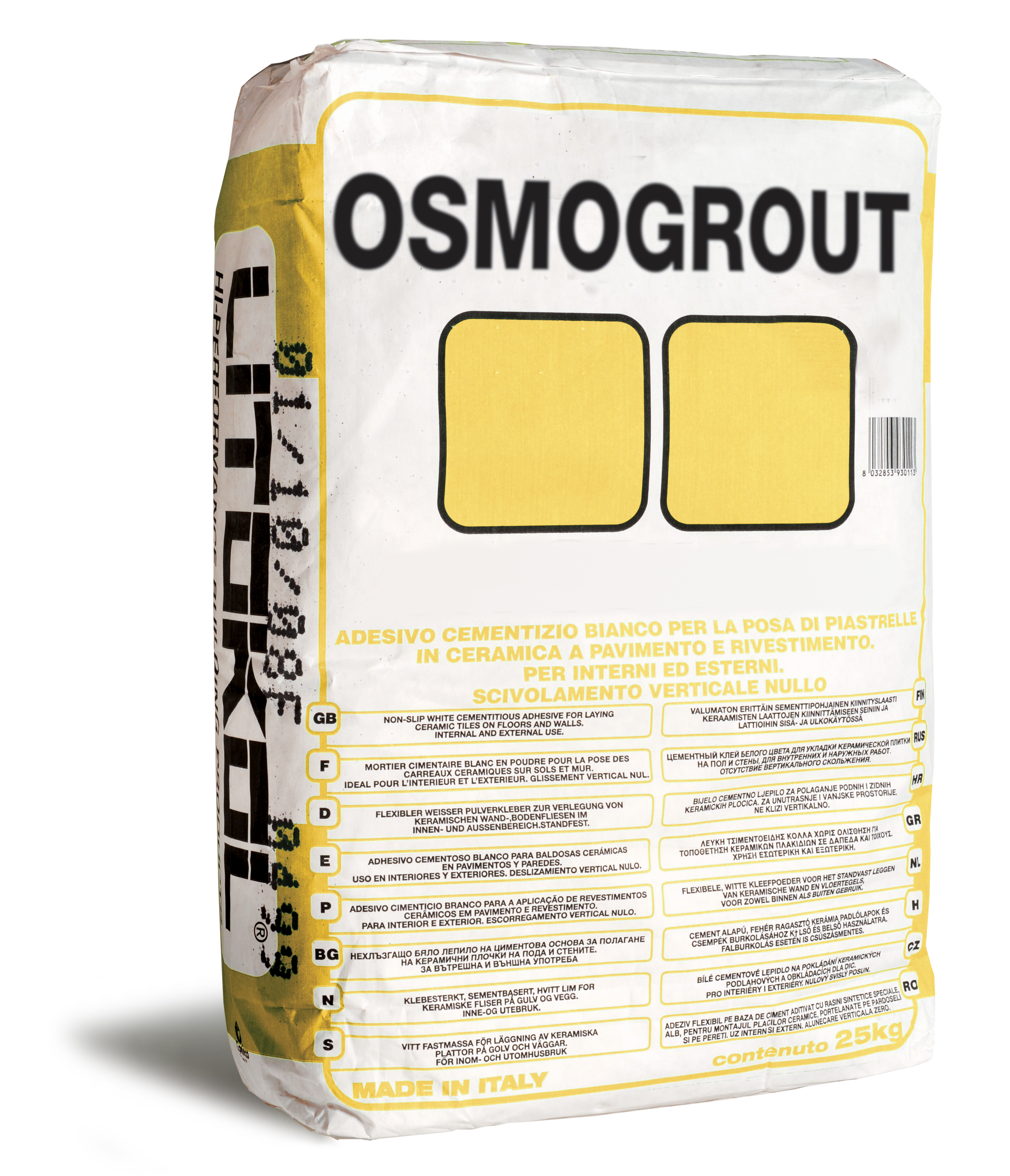 Гидроизоляция на цементной основе проникающего действия OSMOGROUND, 25 кг